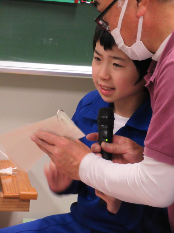 上手にお話しすることができました。