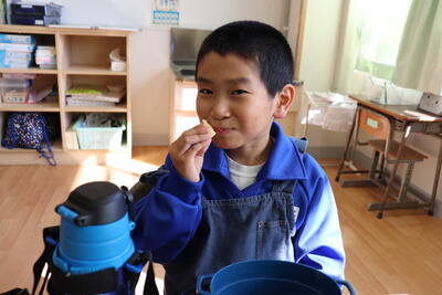 「おいしい～！」