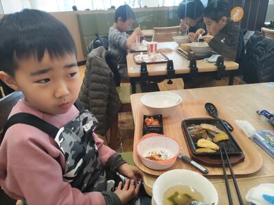 たくさん食べました。