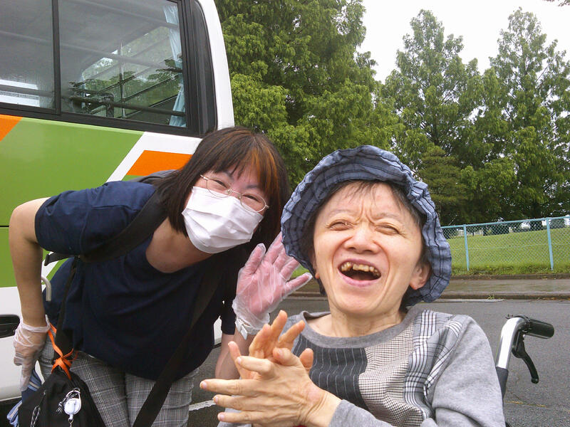角田中央公園に到着！