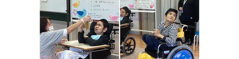 みんなで演奏「手をたたきましょう」