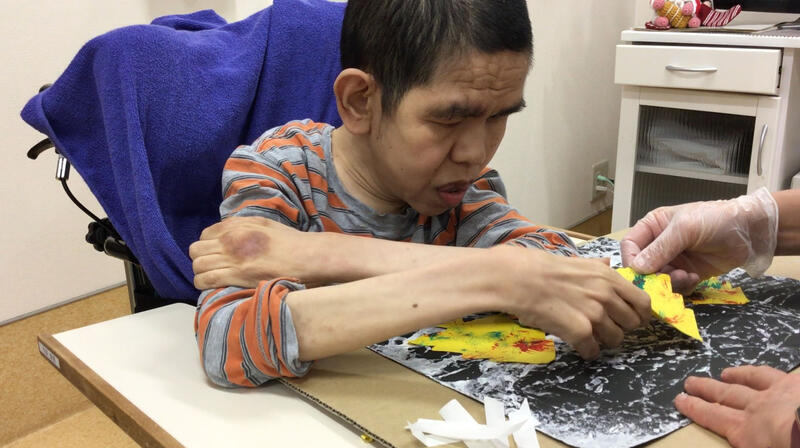 ツリーを貼って...